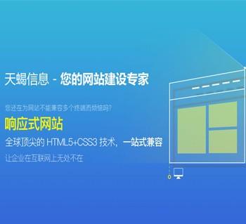 广州天蝎信息网站建设:企业网站建设 网站优化 网站维护